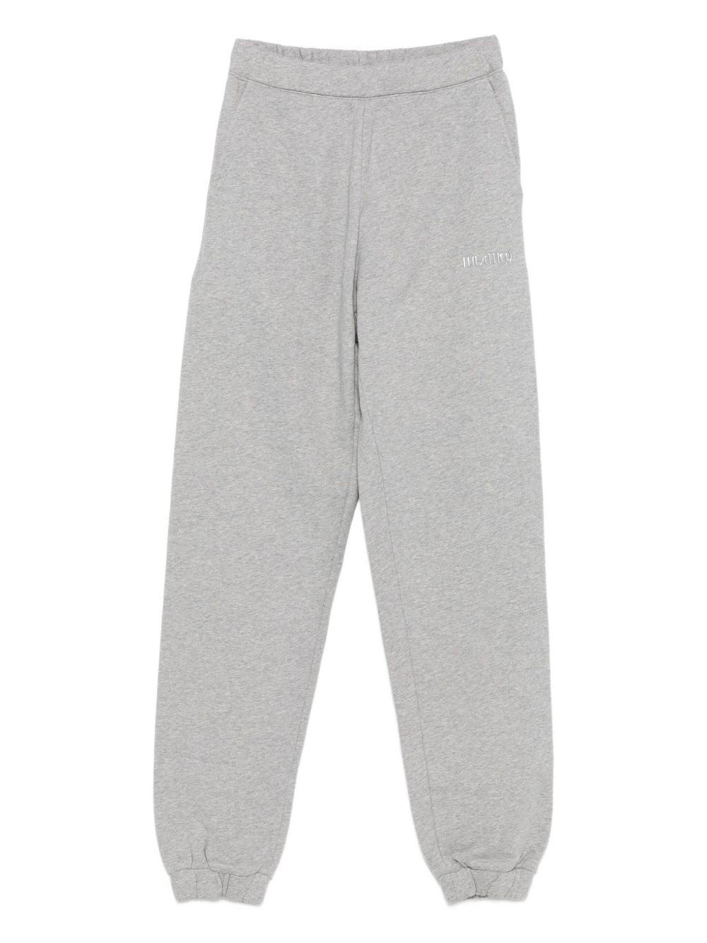 The Attico Trousers in Light Grey Silk Blend