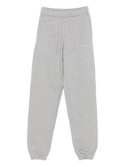 The Attico Trousers in Light Grey Silk Blend