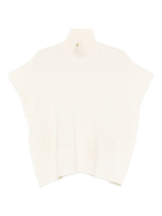 Beige ERMANNO FIRENZE Sweaters — Silk & Nylon Luxury