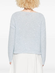 Ermanno Firenze Pulls Bleu Clair