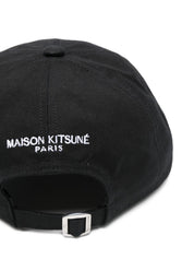 Maison Kitsuné MAISON KITSUNE' Hats Black baseball cap