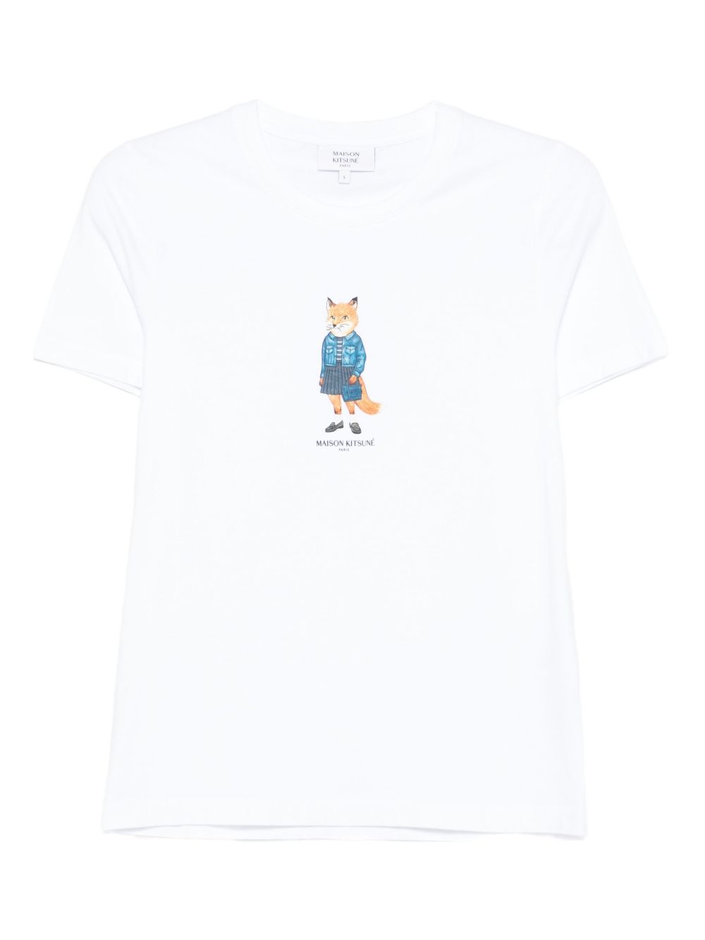 Maison Kitsuné MAISON KITSUNE' T-shirts and Polos White cotton