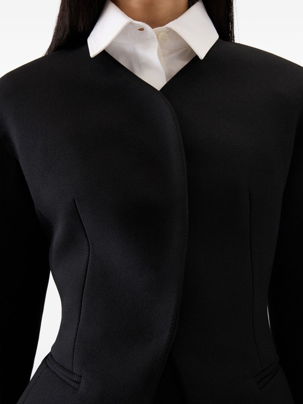Vestes Jacquemus Blazer noir La Petite Veste Ovalo