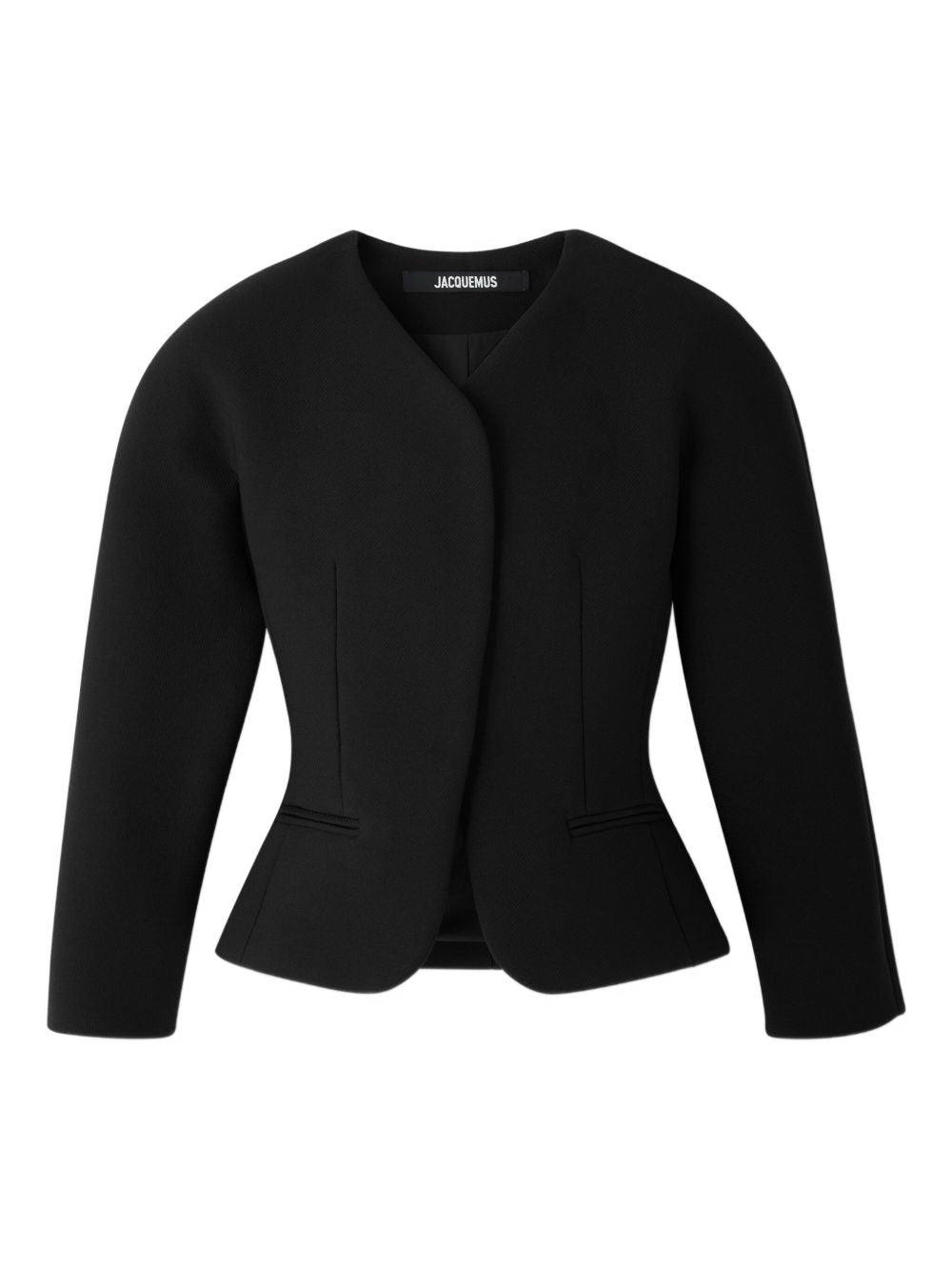 Vestes Jacquemus Blazer noir La Petite Veste Ovalo