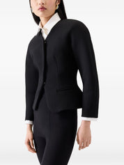 Vestes Jacquemus Blazer noir La Petite Veste Ovalo