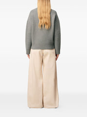 Ami Paris Sweaters Grey wool jumper