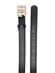 Dolce & Gabbana DG-logo embellished leather belt