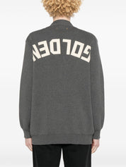 Golden Goose Sweaters Grey cotton-blend cardigan