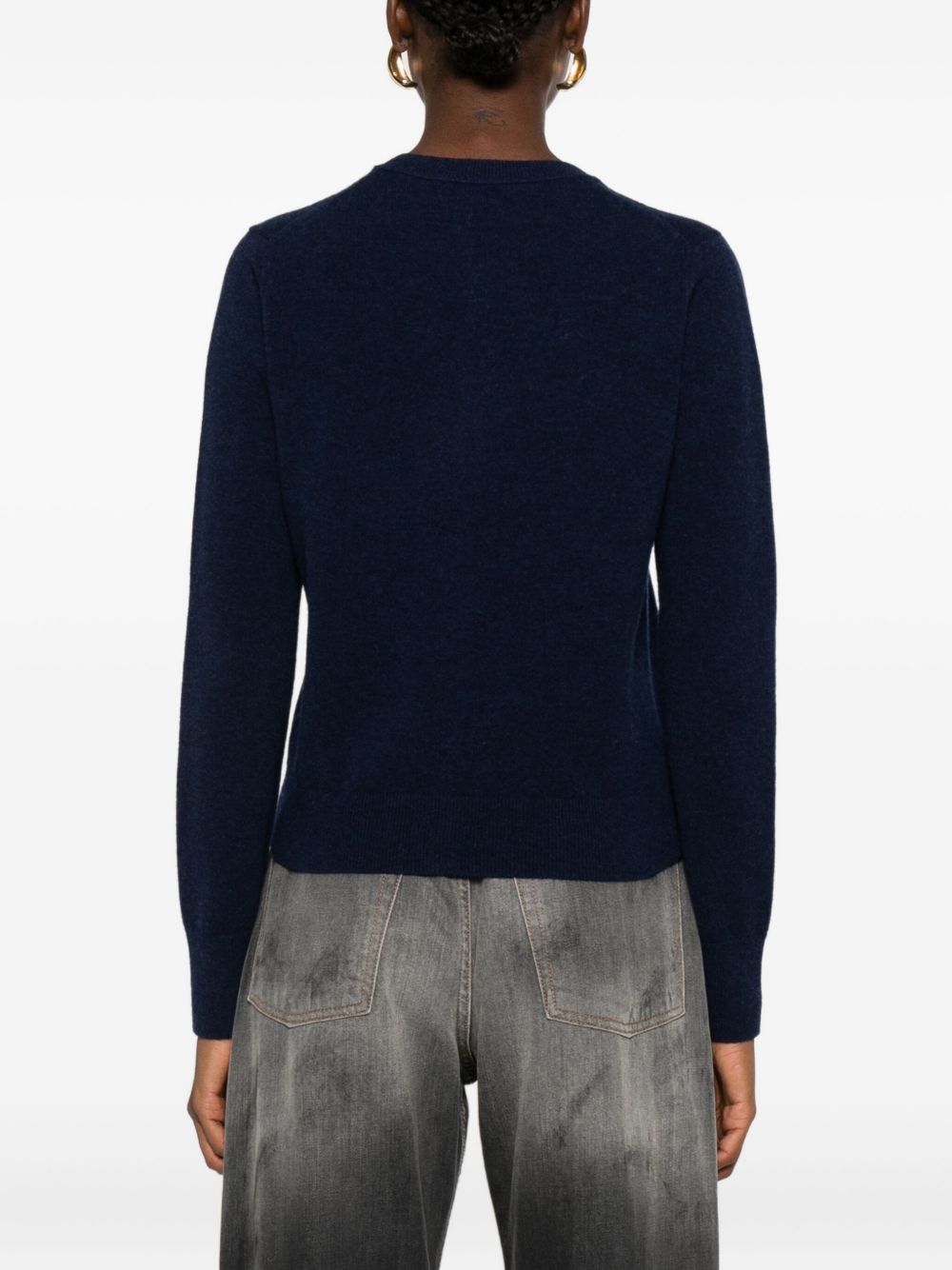Acne Studios Sweaters Blue wool cardigan
