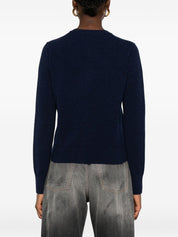 Acne Studios Sweaters Blue wool cardigan
