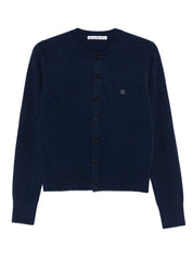 Acne Studios Sweaters Blue wool cardigan