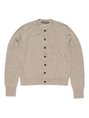Acne Studios Sweaters Beige wool cardigan