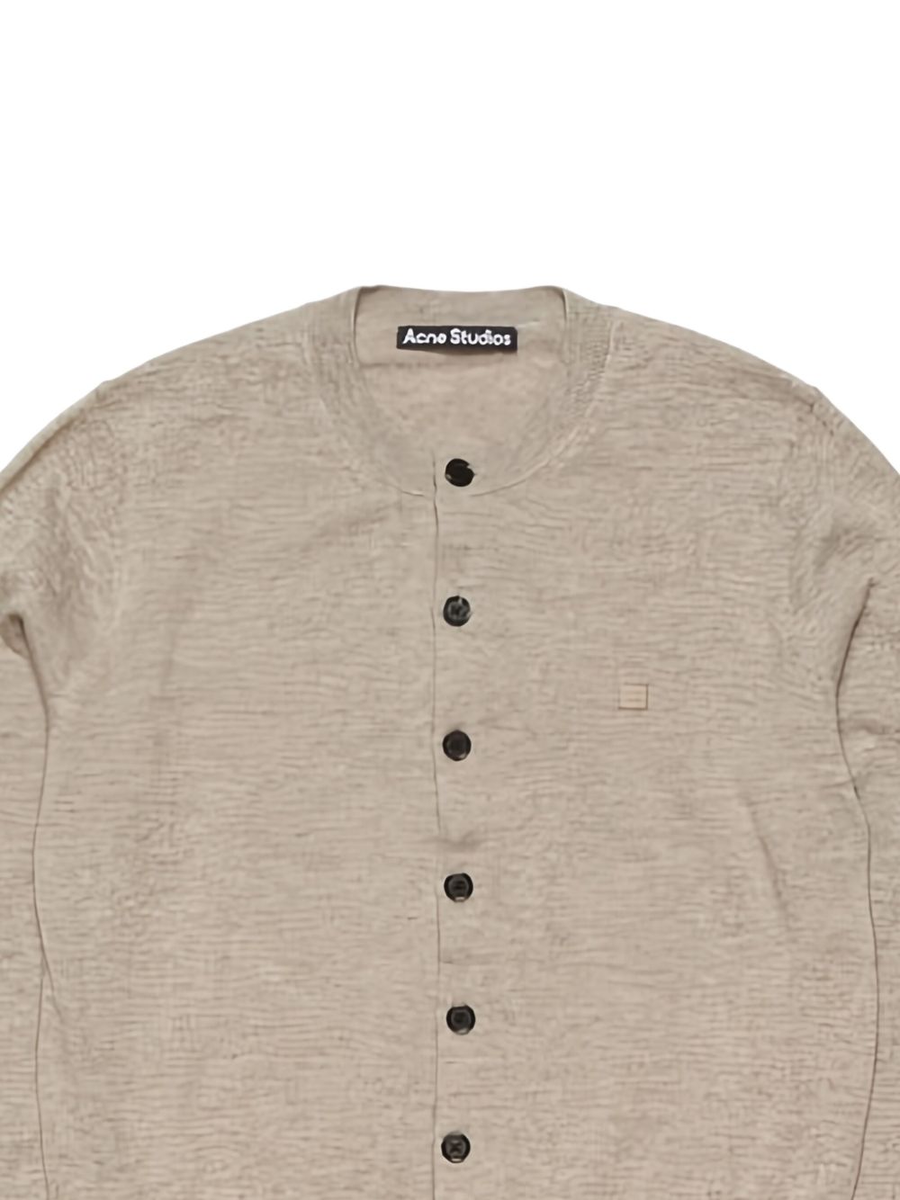 Acne Studios Sweaters Beige wool cardigan