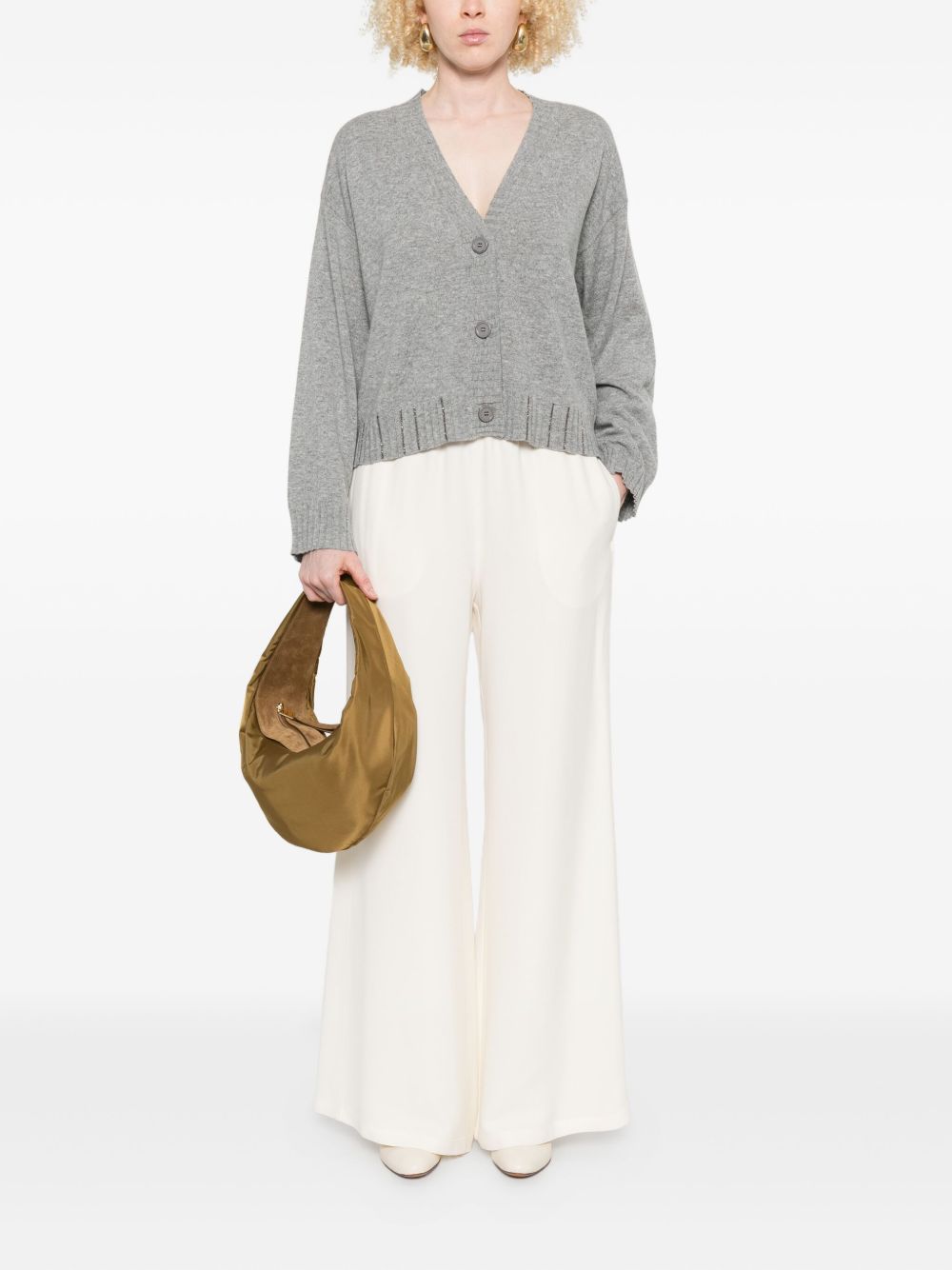Fabiana Filippi Trousers White — Wide‑Leg Elegance