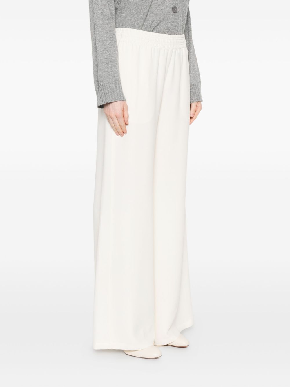 Fabiana Filippi Trousers White — Wide‑Leg Elegance