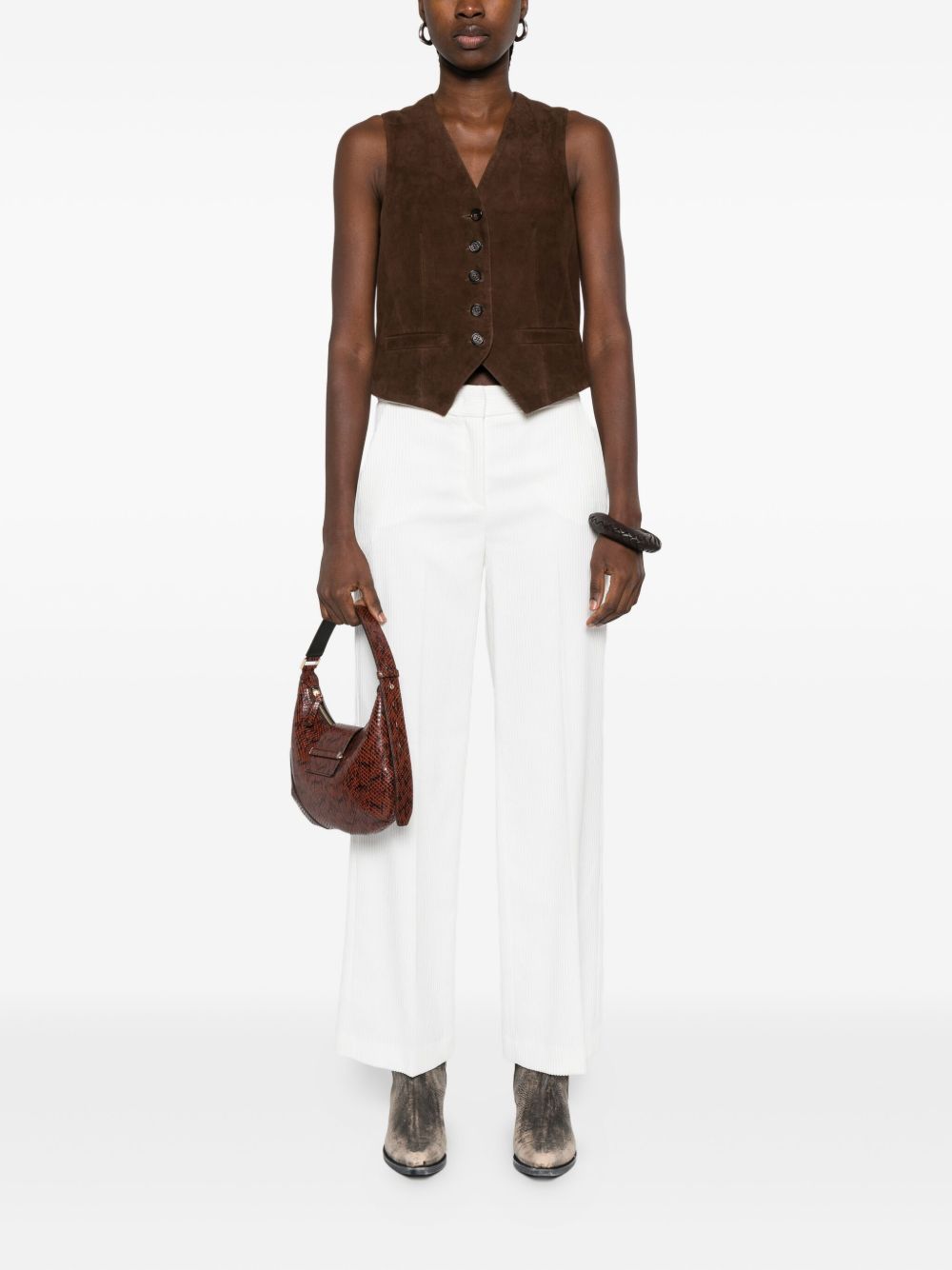 Via Masini 80 Trousers White