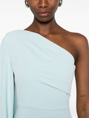 Robe longue asymétrique bleu clair Solace London