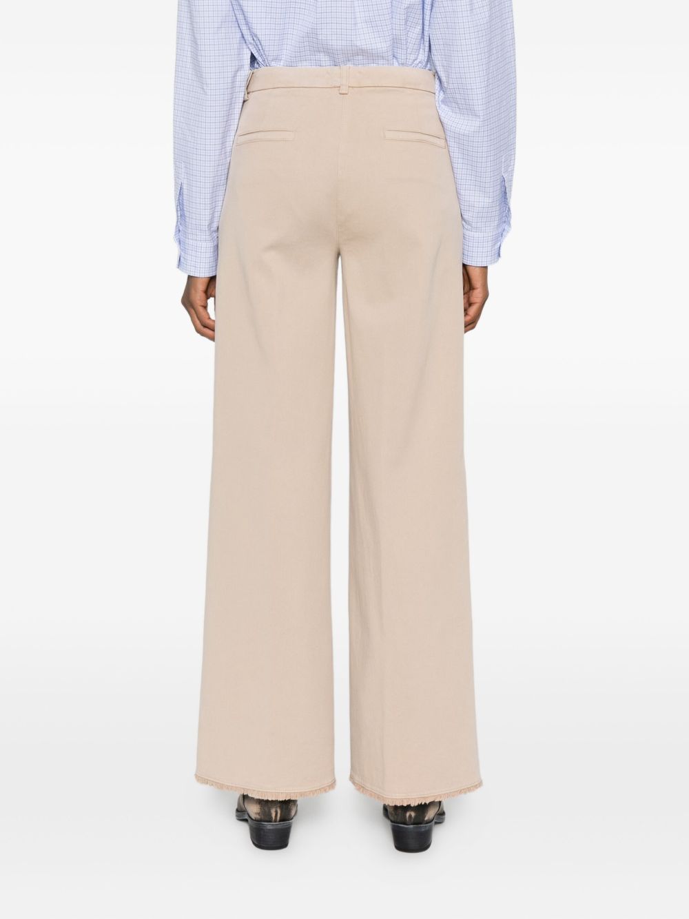 Via Masini 80 Trousers Beige