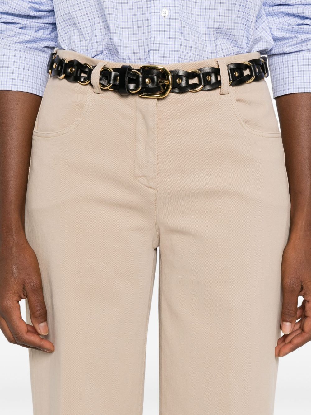 Via Masini 80 Trousers Beige