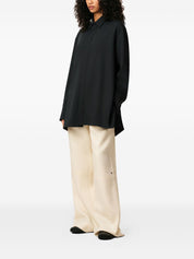 Chemises Ami Paris en soie et laine grises