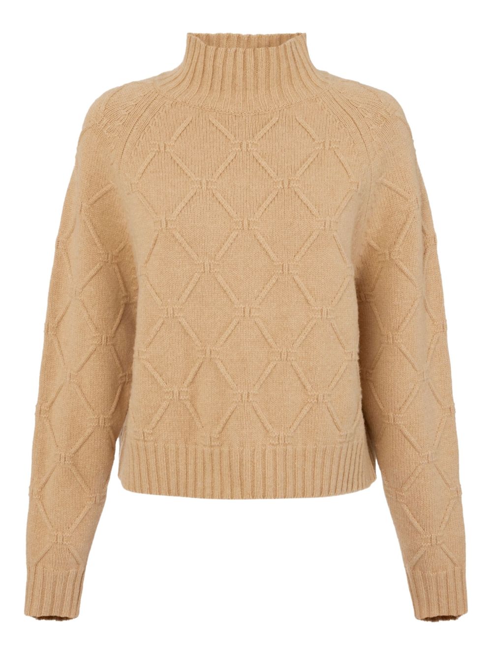 Beige Wool Cashmere Sweater — Elisabetta Franchi