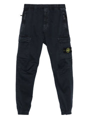 Pantalon cargo Stone Island en coton bleu
