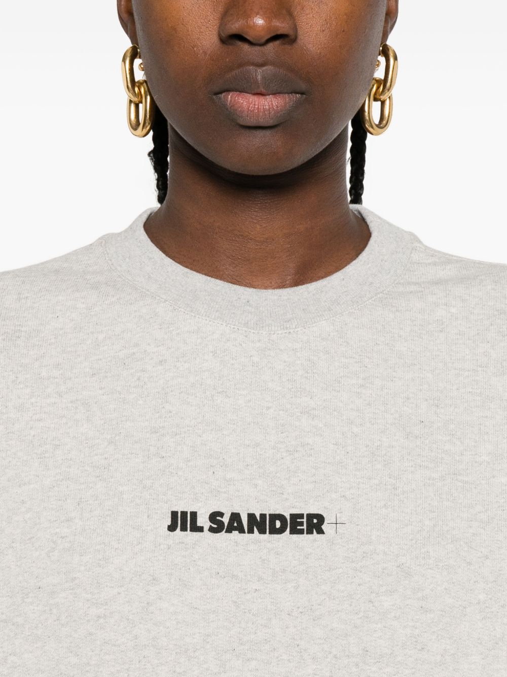 Jil Sander Plus Sweaters Green cotton crew neck