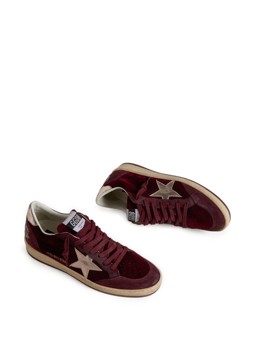 Golden Goose Sneakers Bordeaux leather Ball Star