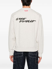 KENZO FUTURA Sweaters Light Grey cotton crewneck