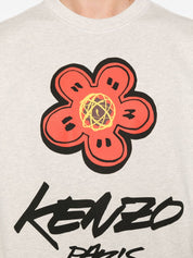 KENZO FUTURA Sweaters Light Grey cotton crewneck