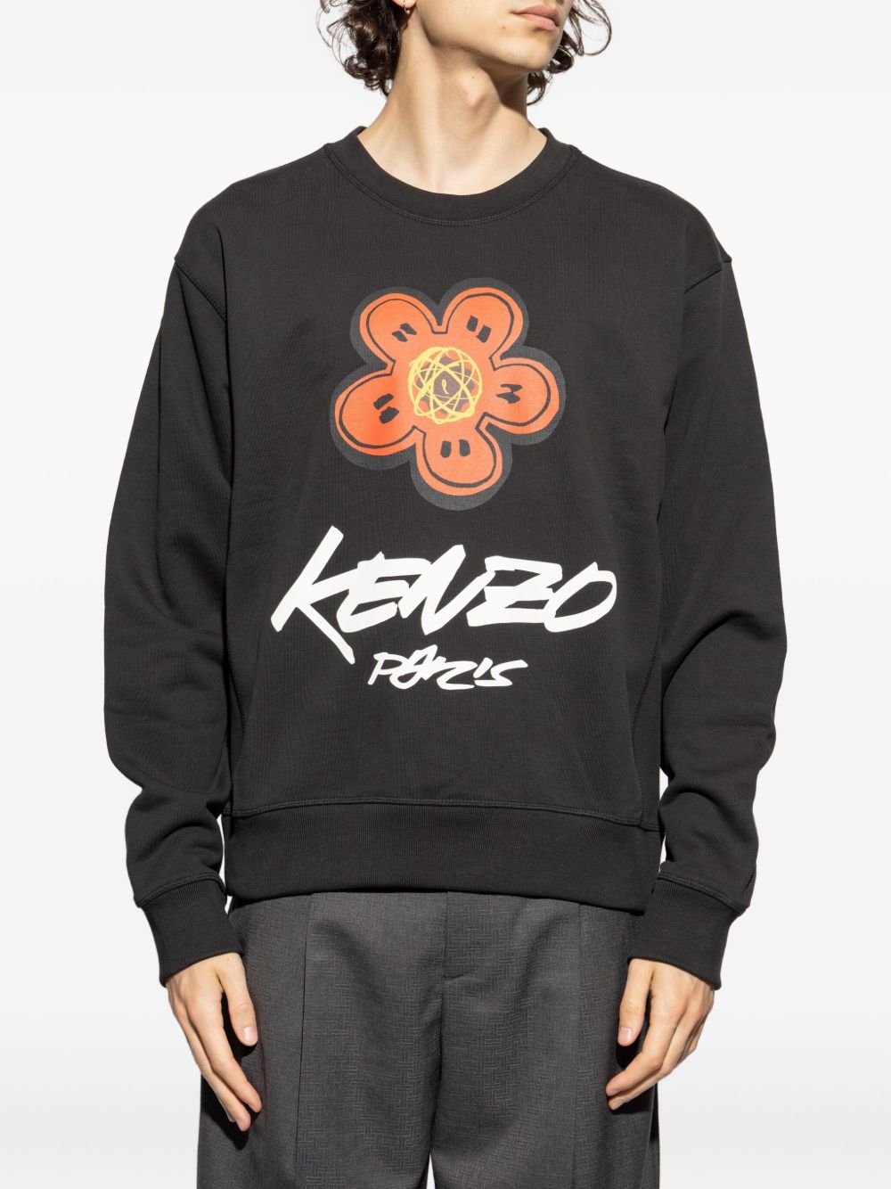 KENZO FUTURA Sweaters Black crew neck cotton