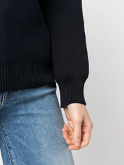 Golden Goose long sleeve T-shirt in blue cotton blend