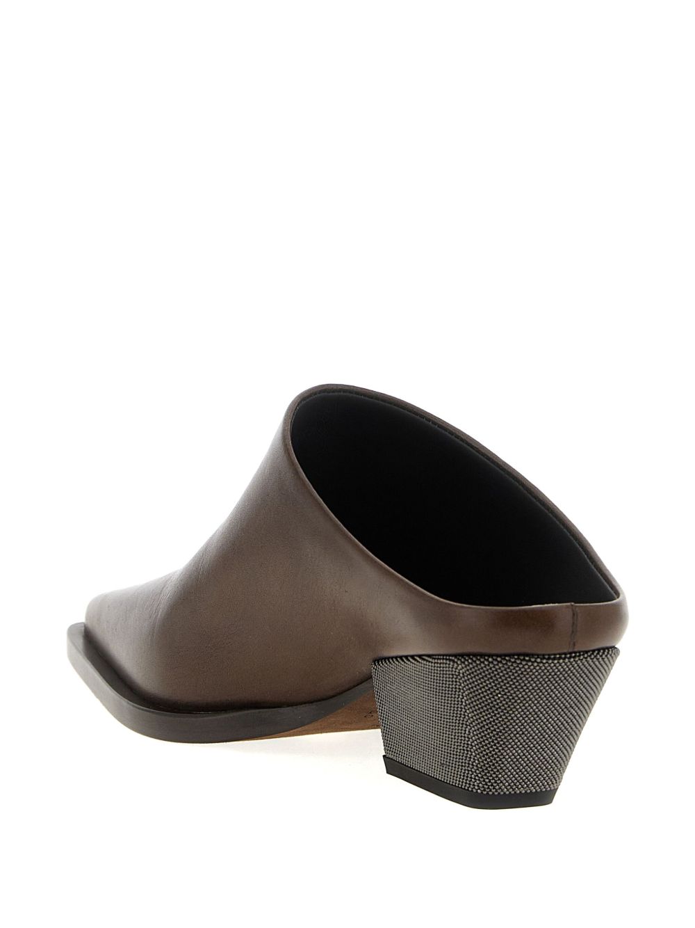 Brunello Cucinelli Sandals in Brown Leather
