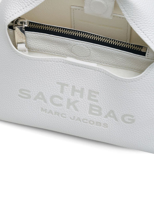 Marc Jacobs White Mini Sack Handbag — Silk & Nylon Luxury