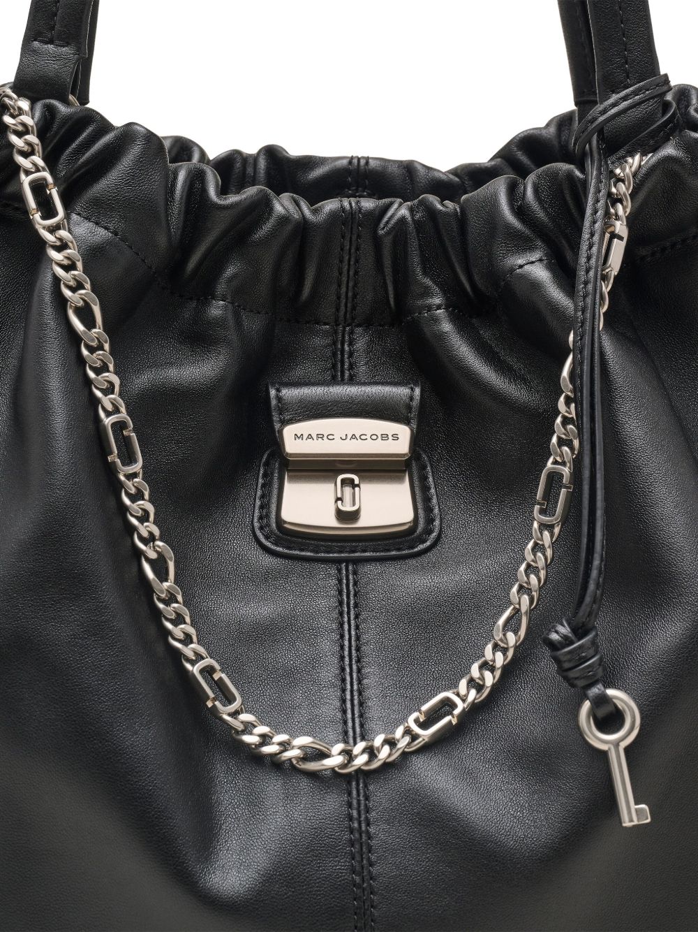 Marc Jacobs Cristina Chain-Embellished Leather Tote