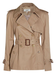 Chloé Chloè Coats Beige cotton trench coat