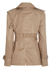 Chloé Chloè Coats Beige cotton trench coat