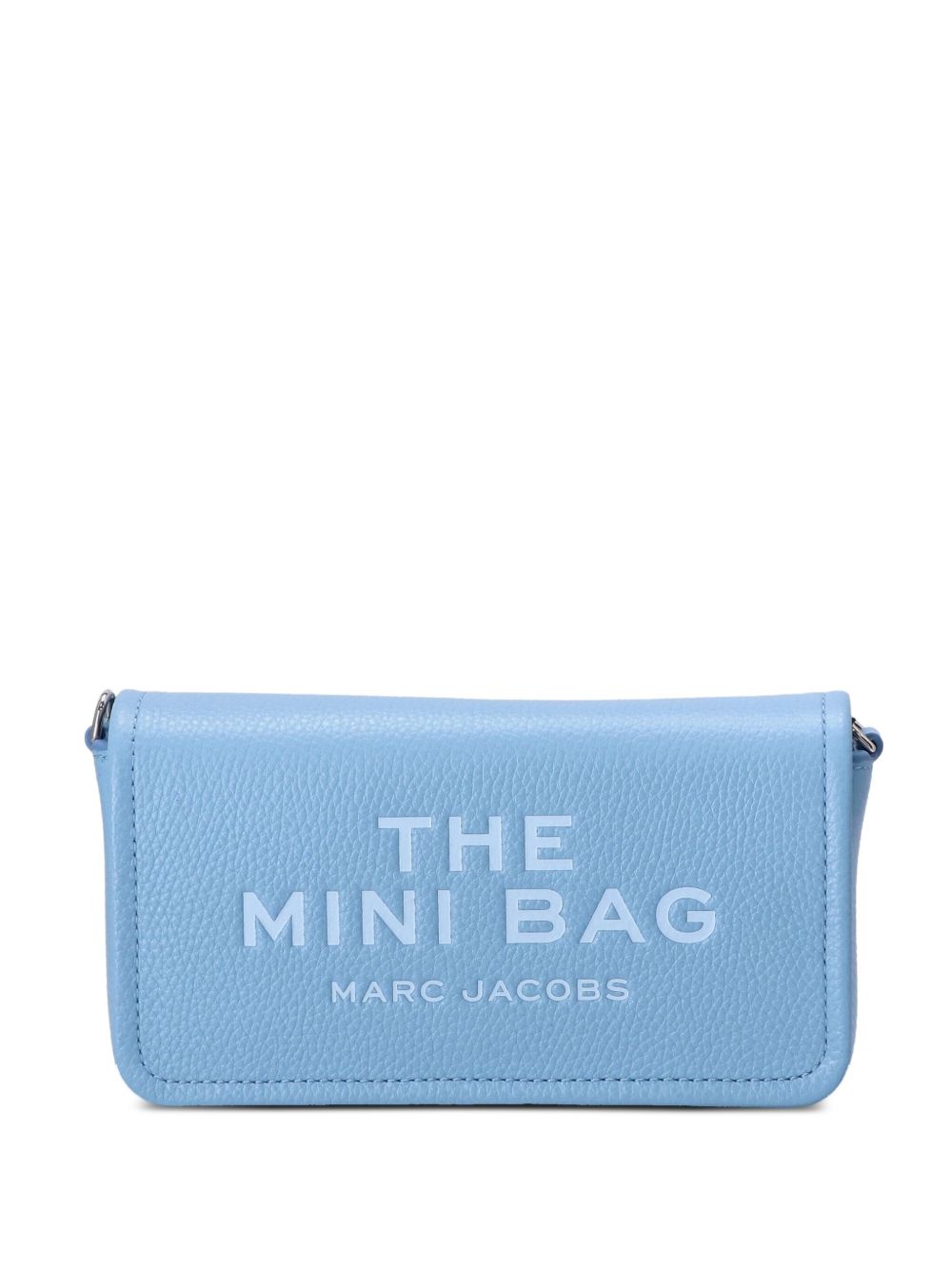 Mini sac bandoulière en cuir bleu clair Marc Jacobs