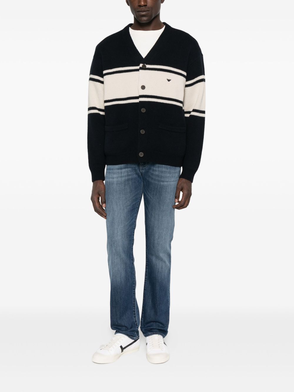 Emporio Armani Sweaters Blue