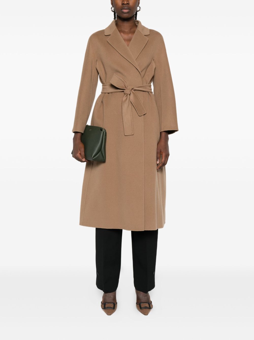 S Max Mara Camel Wool Coat — Timeless Tailoring