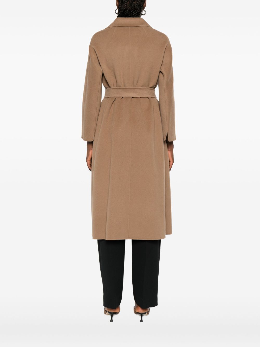 S Max Mara Camel Wool Coat — Timeless Tailoring