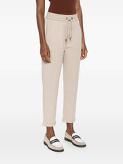 Brunello Cucinelli Trousers Beige — Luxe Cotton Sweatpants