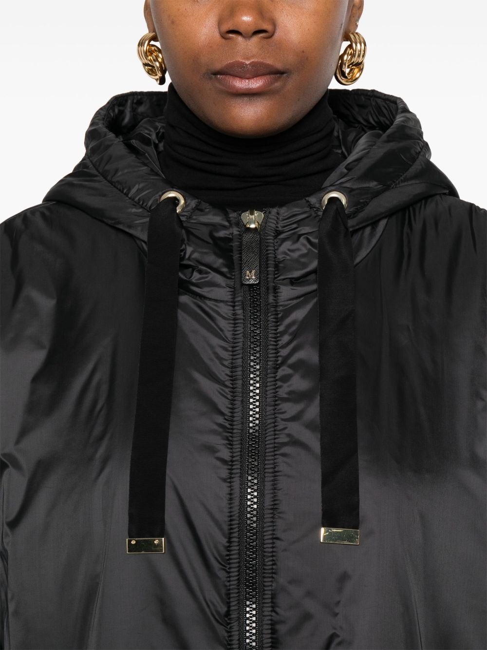 MAX MARA THE CUBE Black Nylon Jacket