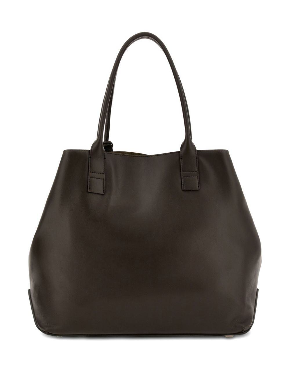 Sac fourre-tout moyen en cuir Hogan Pre Bags, couleur marron cèdre