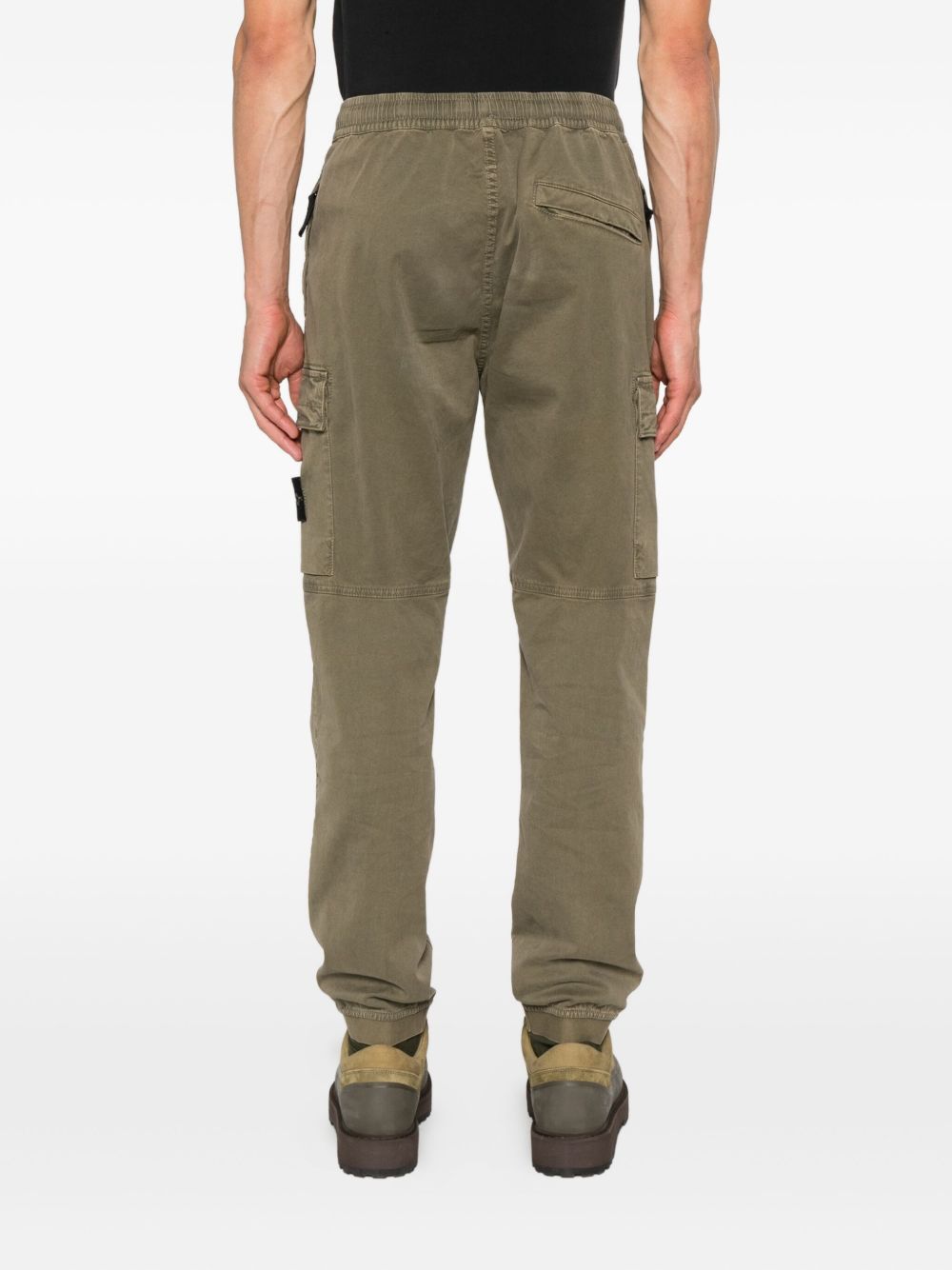 Stone Island Trousers Green cotton cargo