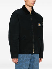 Carhartt Wip Main Jackets Black with corduroy collar