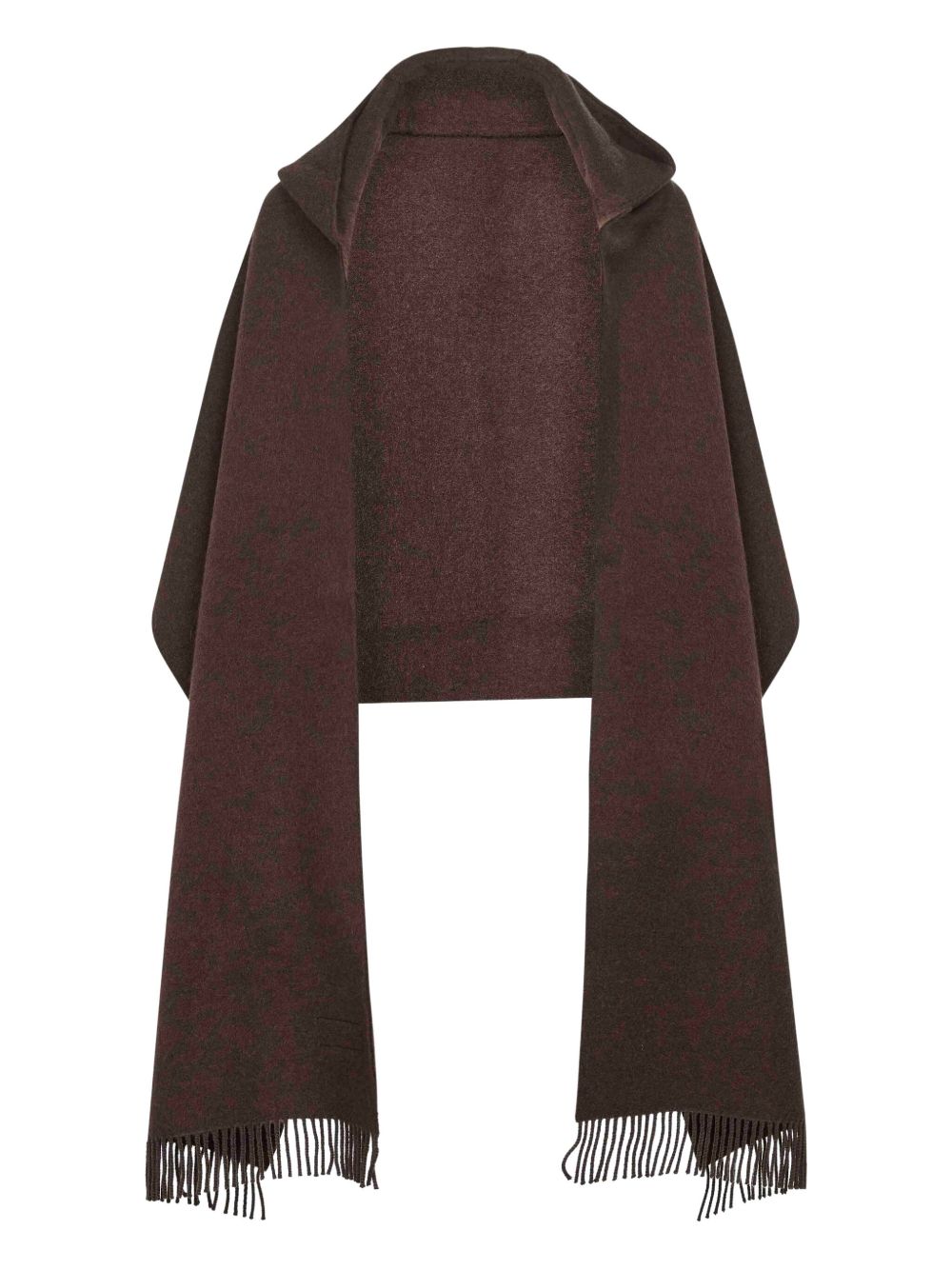 Brunello Cucinelli Scarfs Brown wool-cashmere