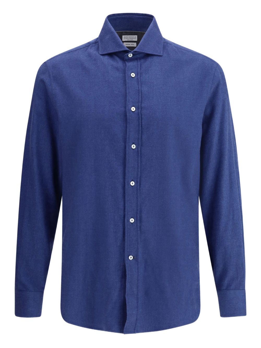 Brunello Cucinelli Blue Shirt — Refined Cotton Blend
