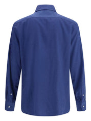 Brunello Cucinelli Blue Shirt — Refined Cotton Blend
