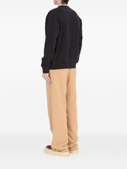 MM6 Maison Margiela Sweaters Black cotton crewneck